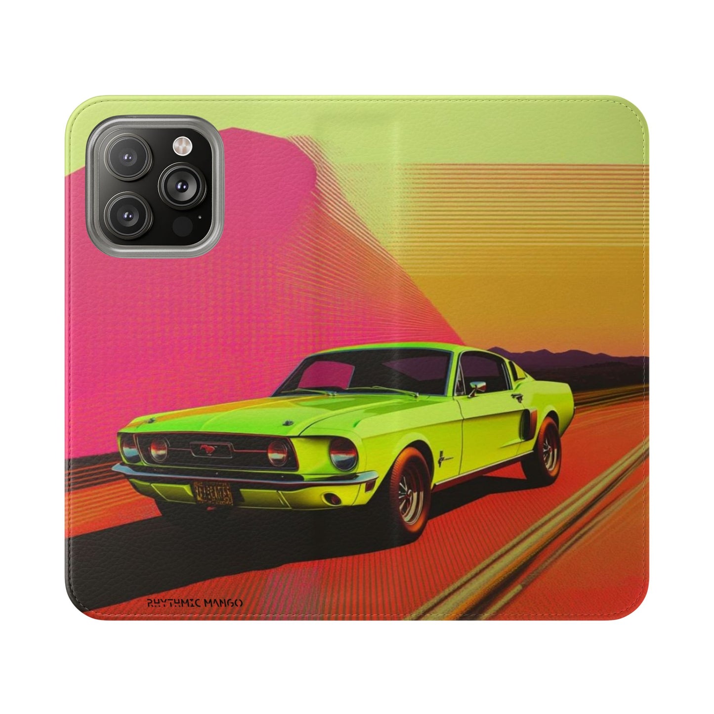 Pop Art Green Mustang Folio