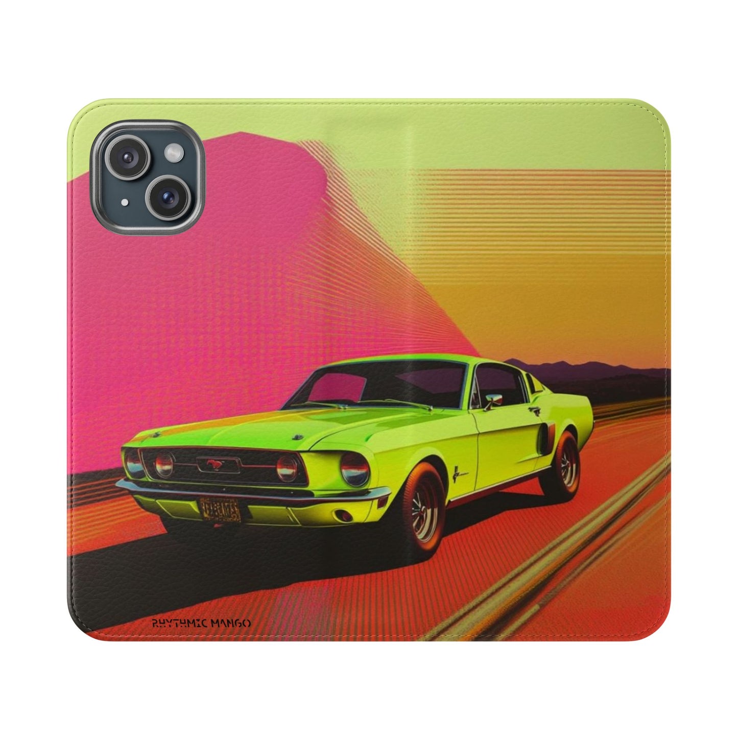 Pop Art Green Mustang Folio