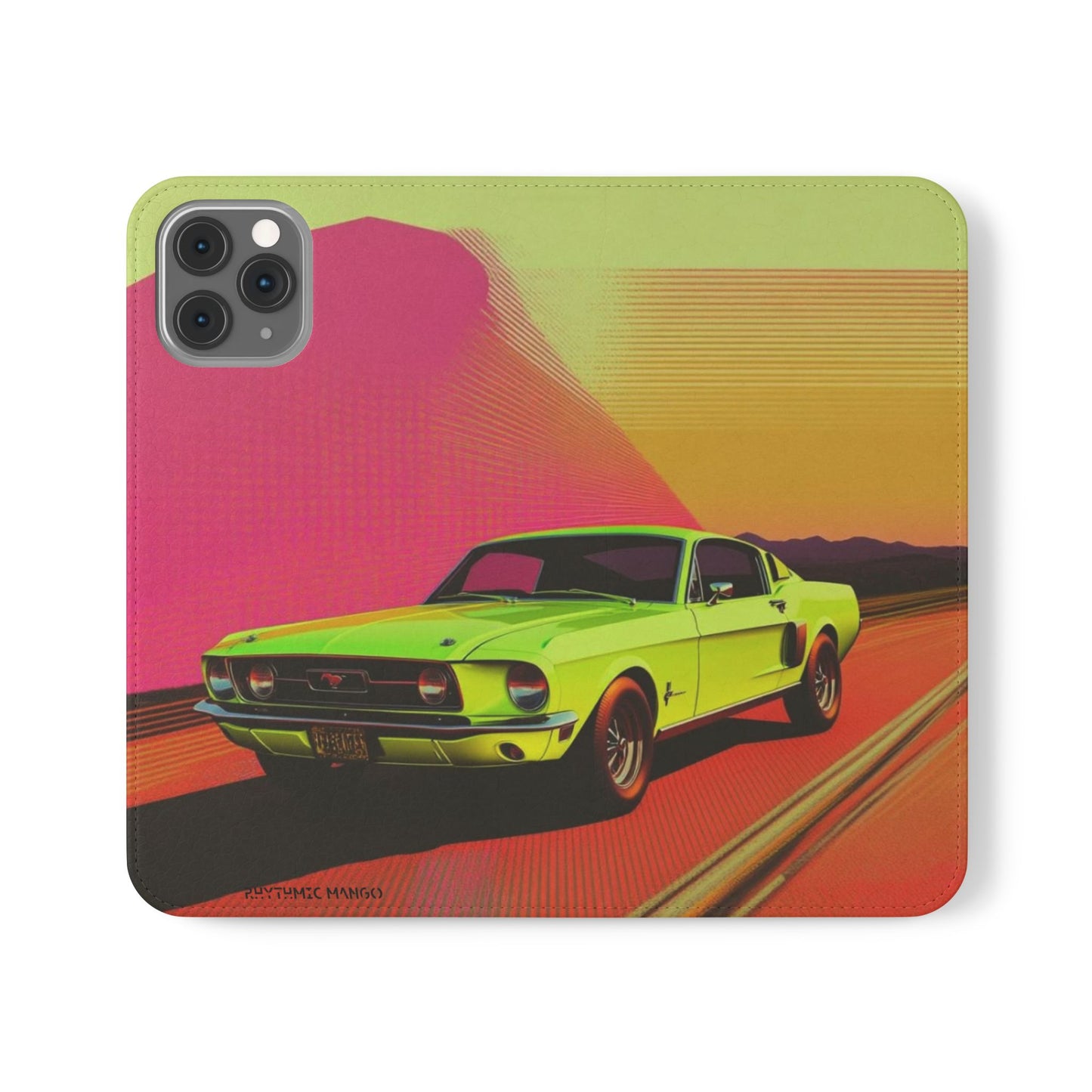 Pop Art Green Mustang Folio