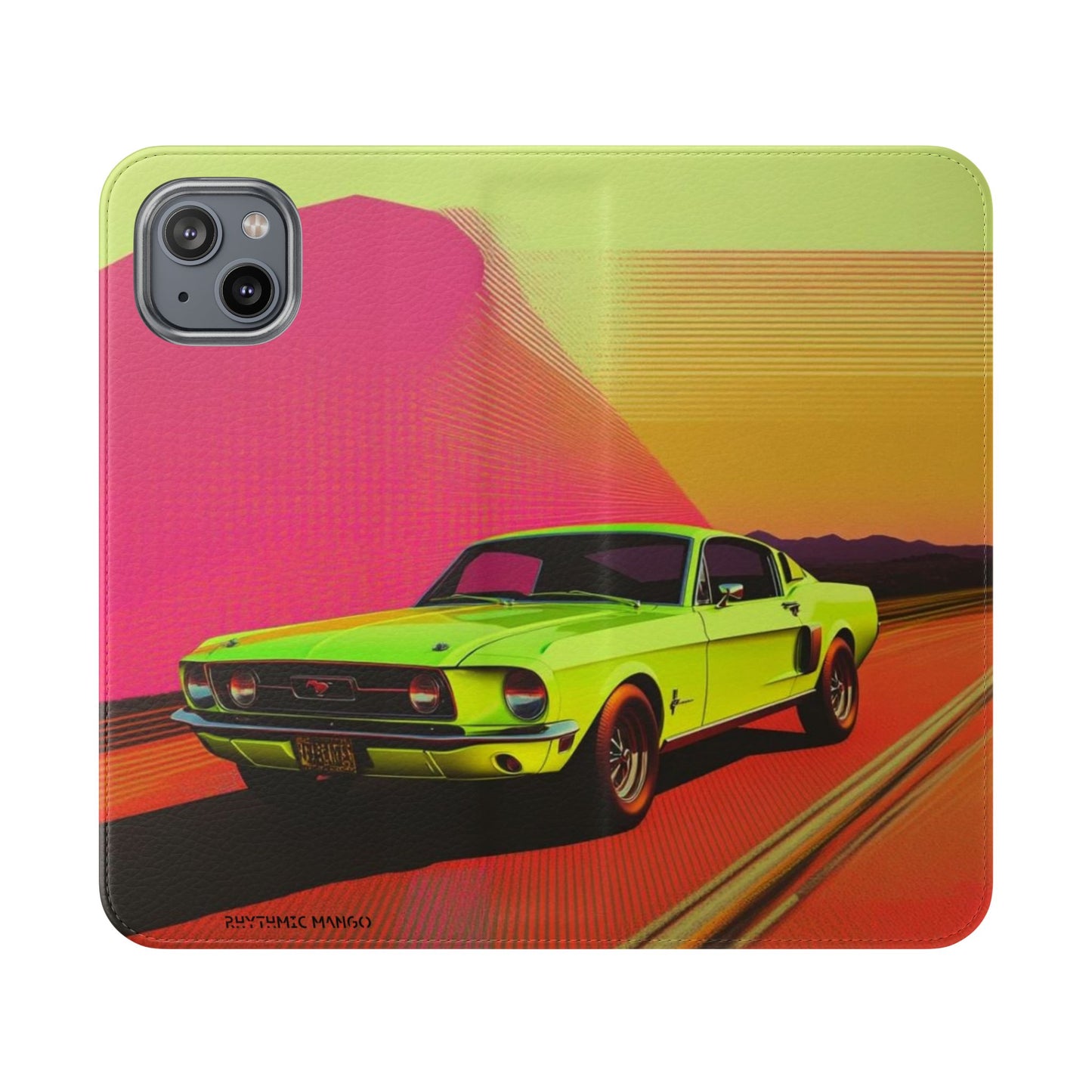 Pop Art Green Mustang Folio