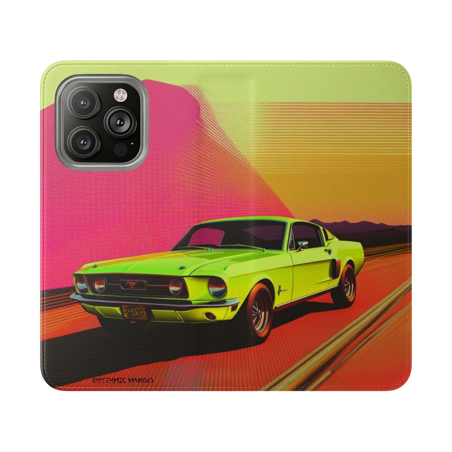Pop Art Green Mustang Folio