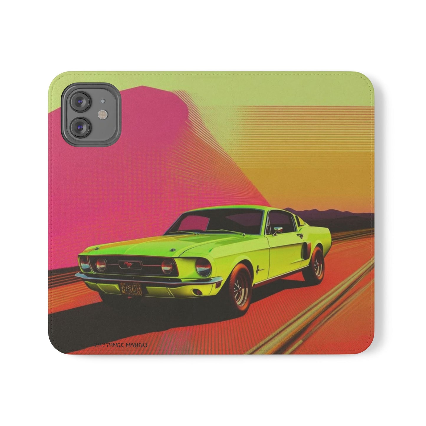 Pop Art Green Mustang Folio