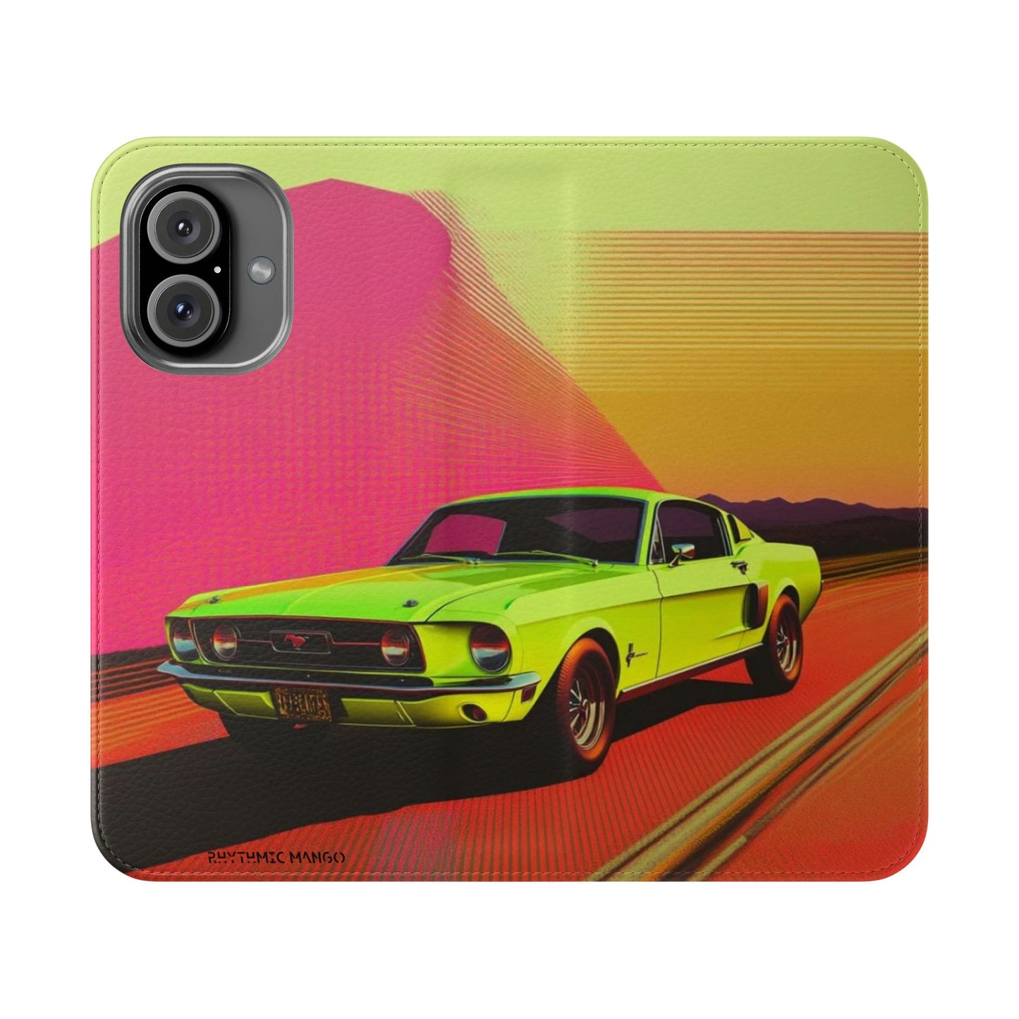 Pop Art Green Mustang Folio