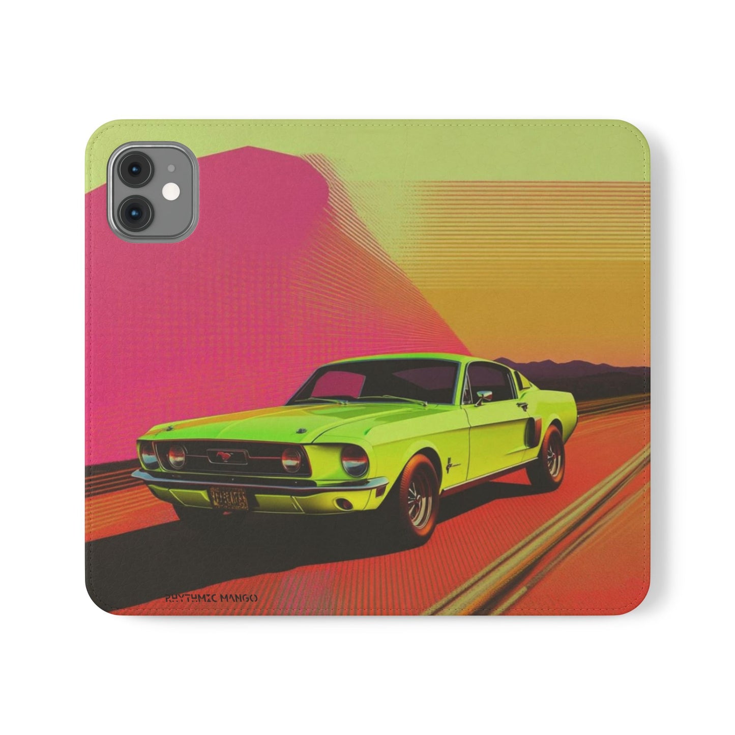 Pop Art Green Mustang Folio