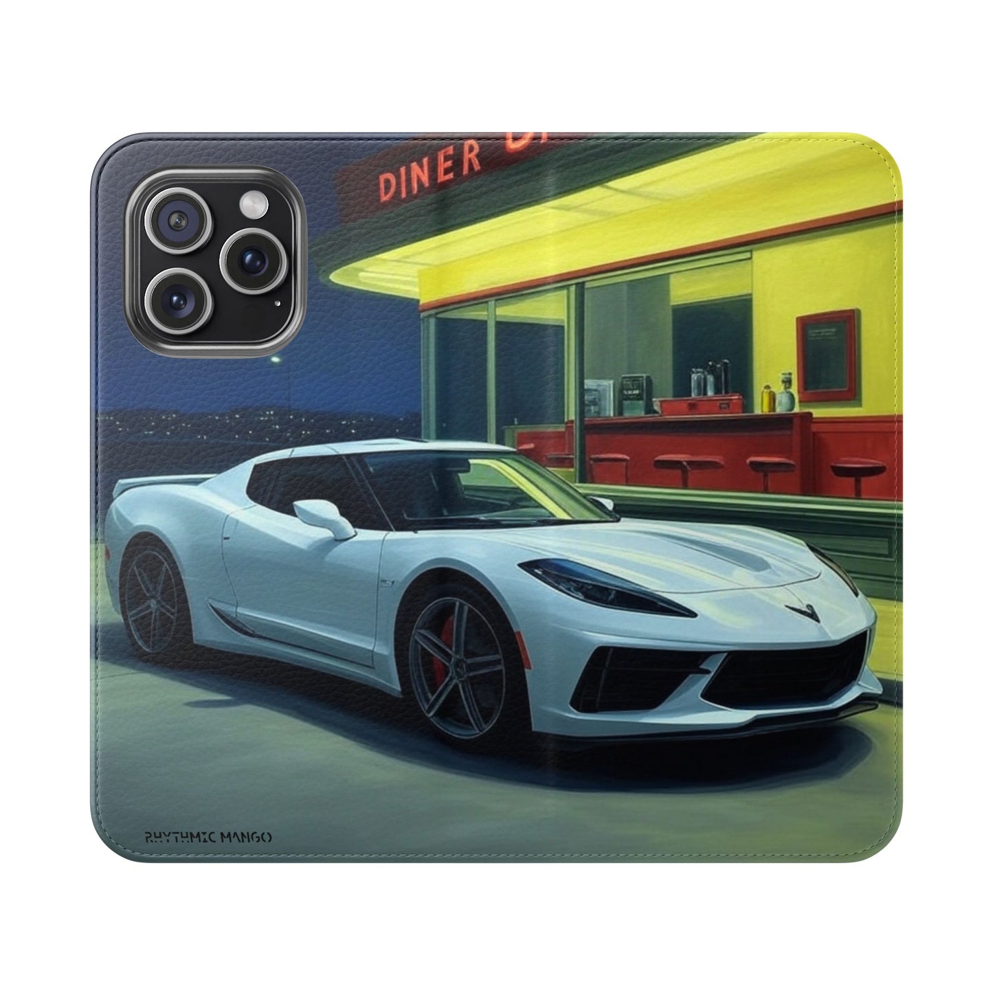 Hopper's White Night Hawk Corvette Folio