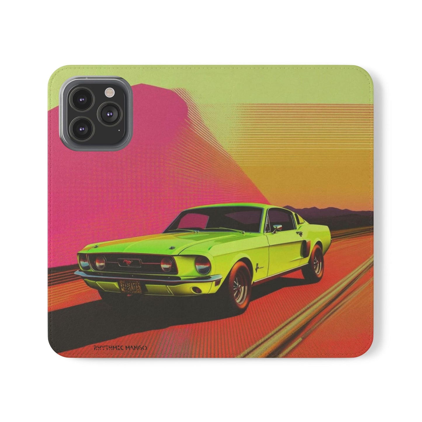 Pop Art Green Mustang Folio