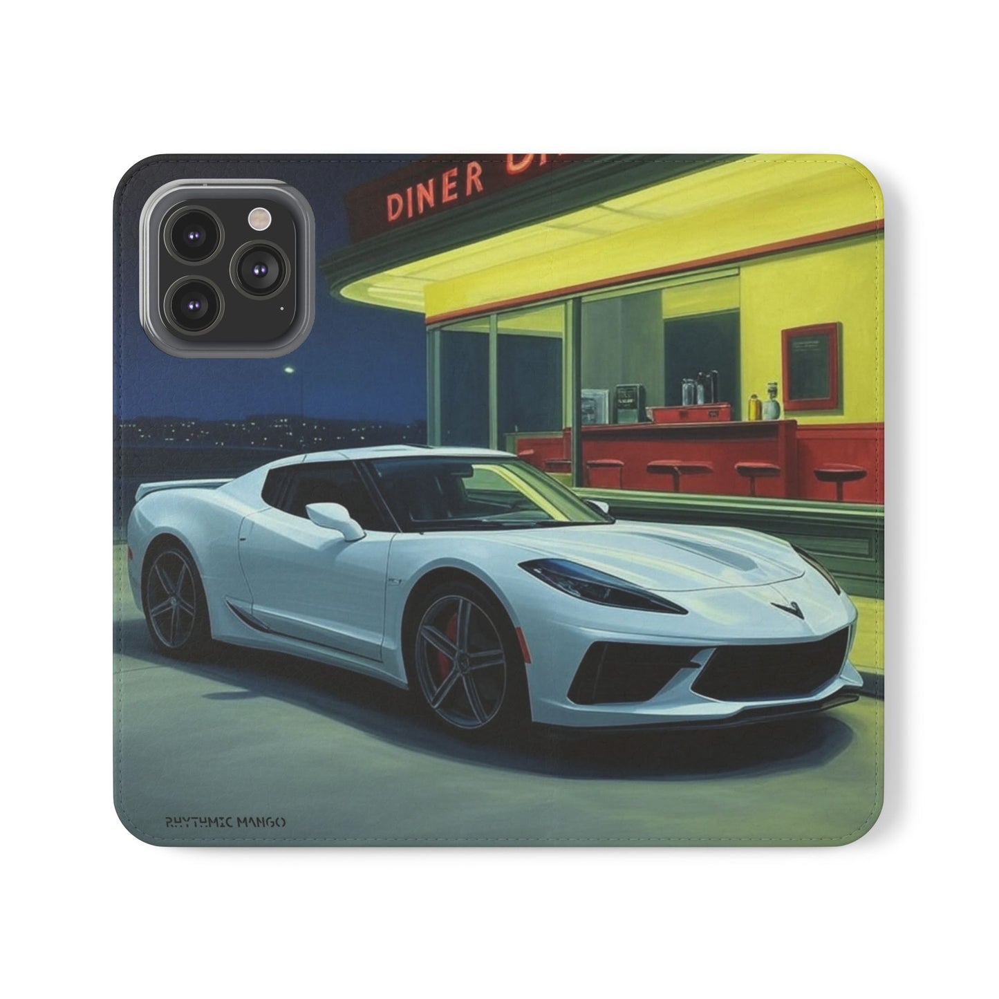 Hopper's White Night Hawk Corvette Folio
