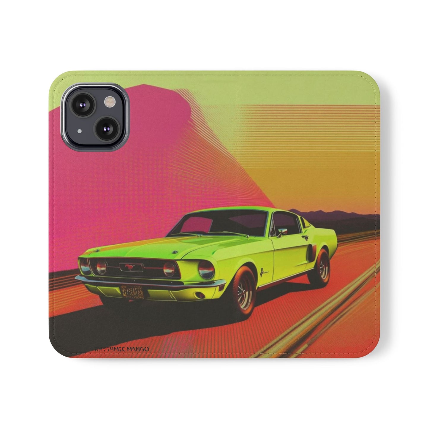 Pop Art Green Mustang Folio