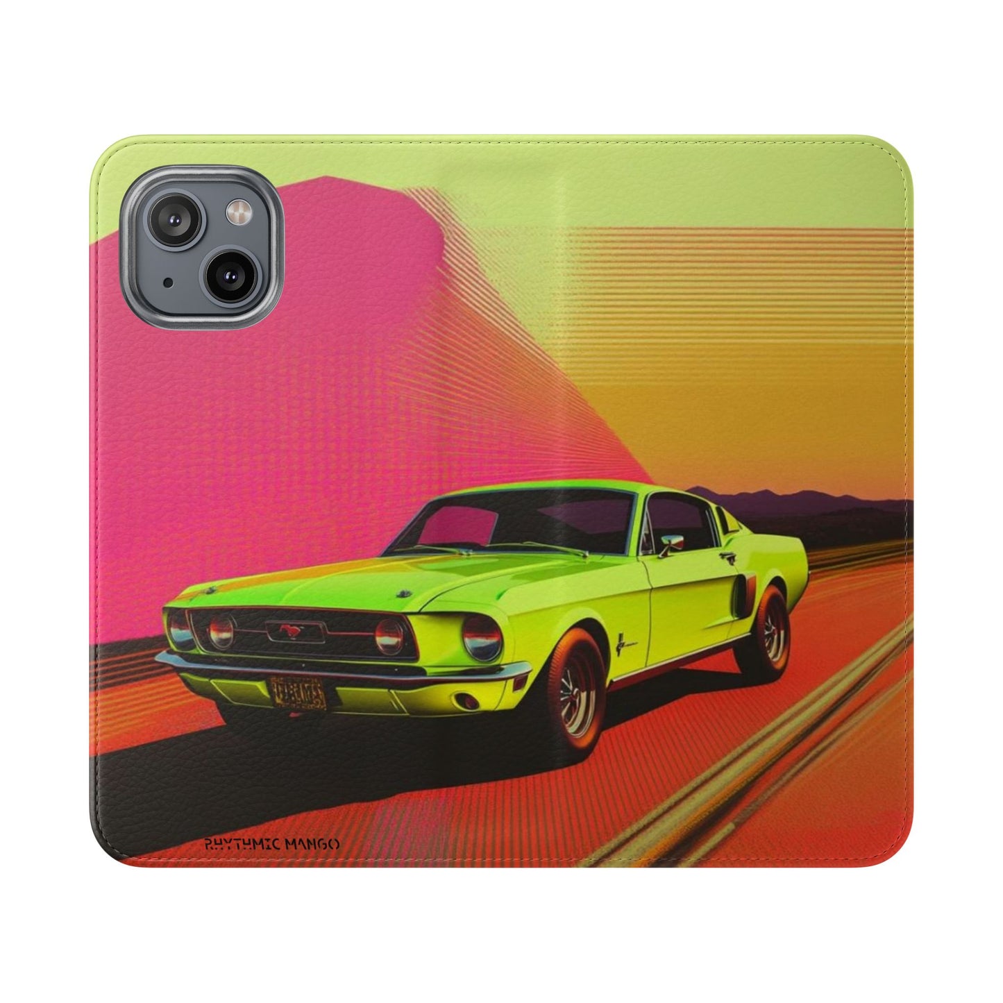 Pop Art Green Mustang Folio