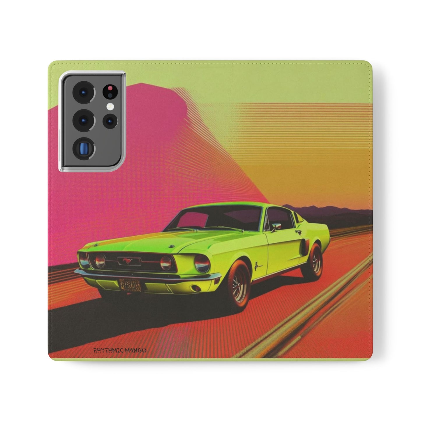 Pop Art Green Mustang Folio