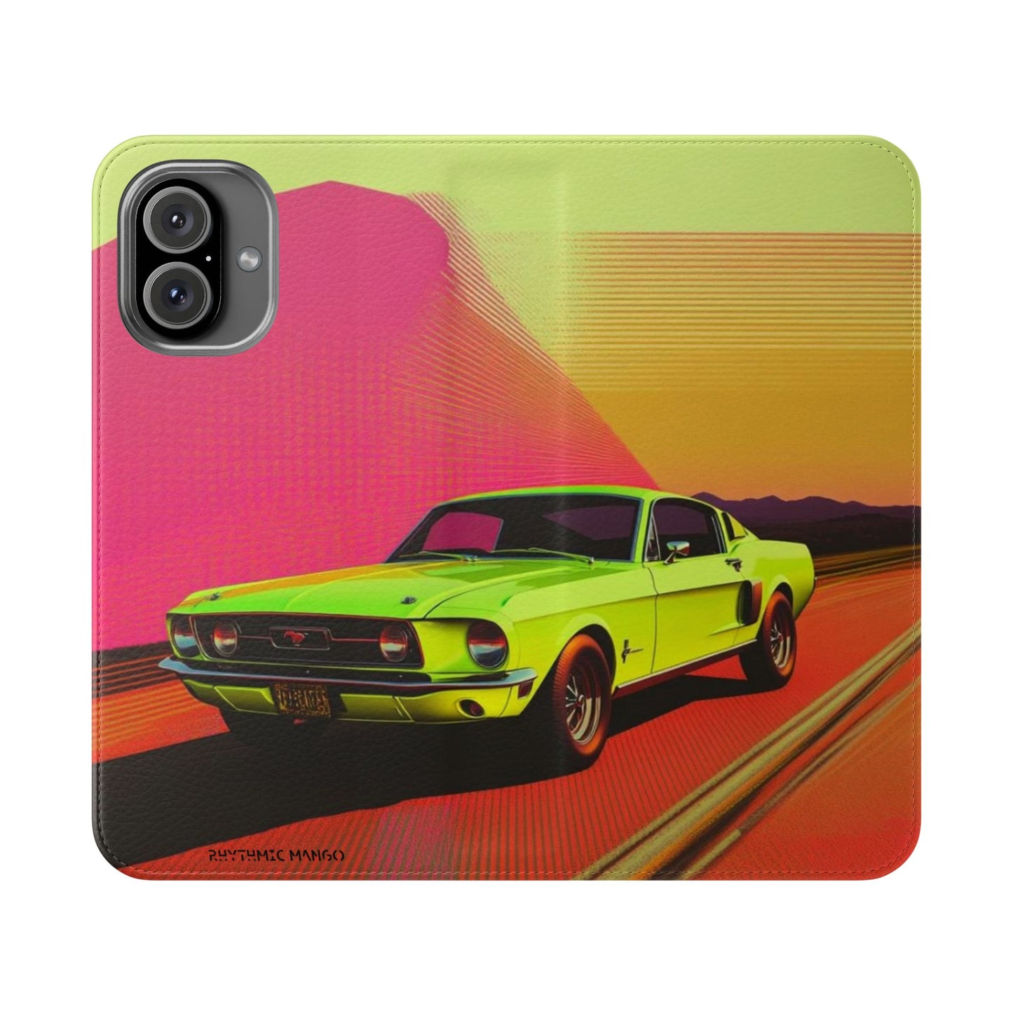 Pop Art Green Mustang Folio