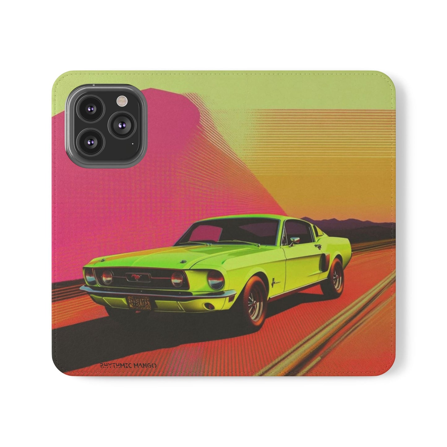 Pop Art Green Mustang Folio