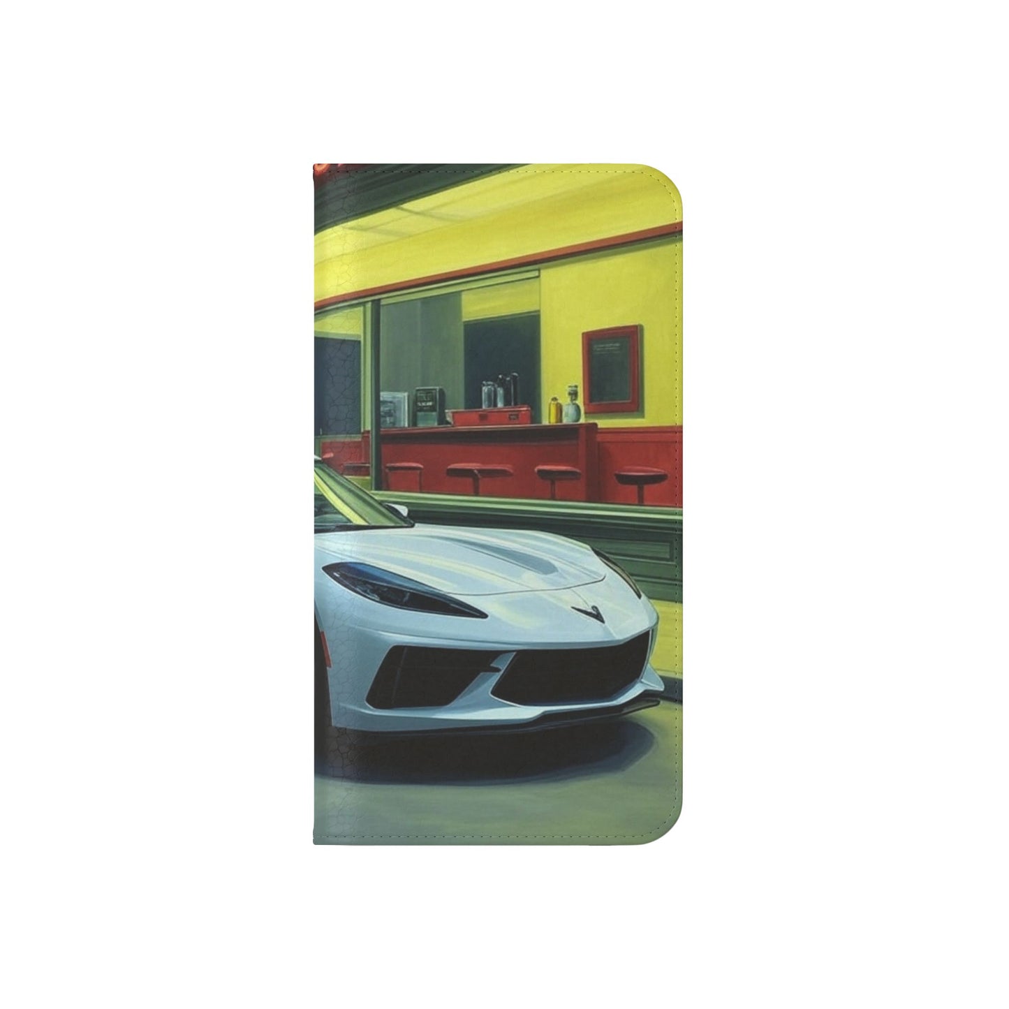 Hopper's White Night Hawk Corvette Folio