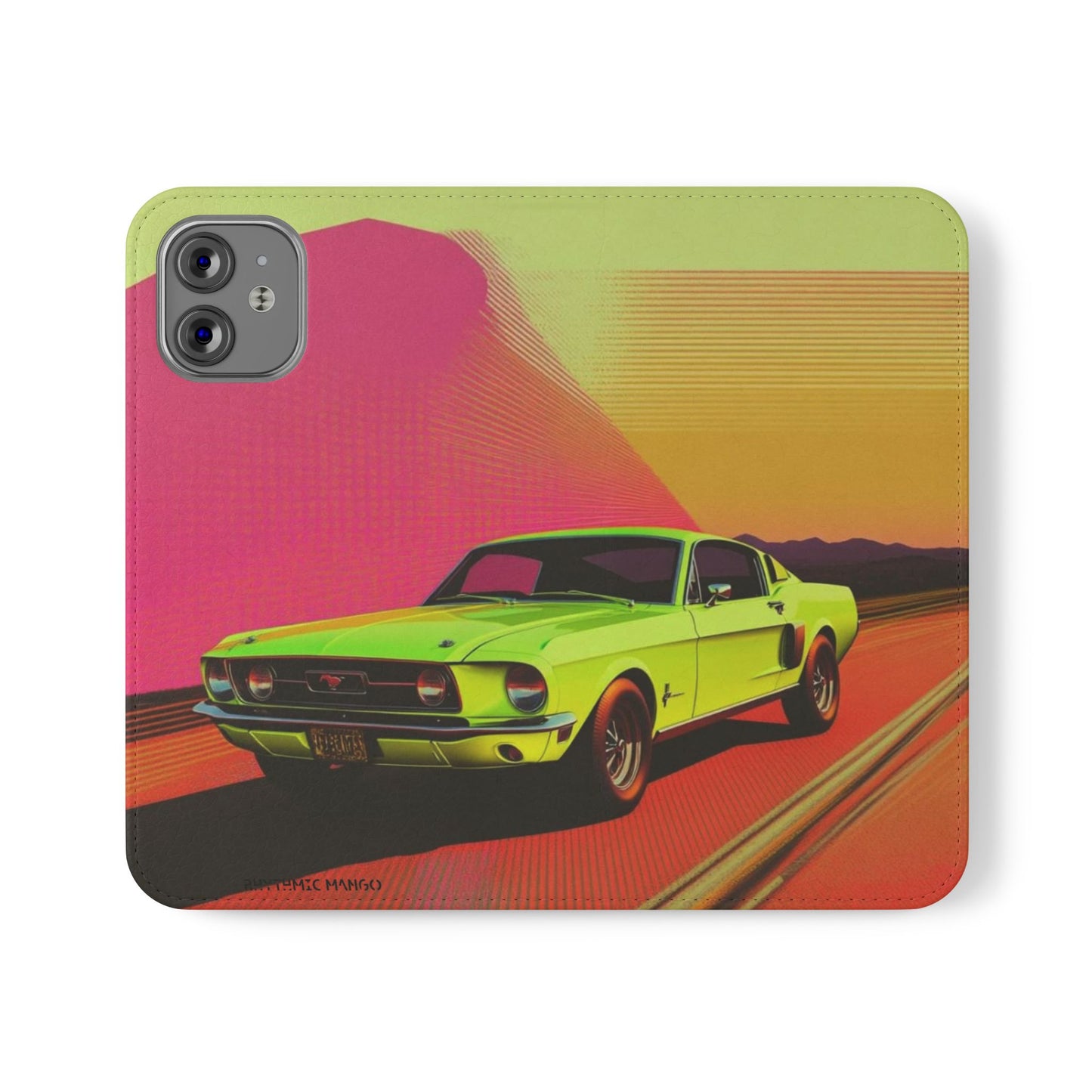 Pop Art Green Mustang Folio