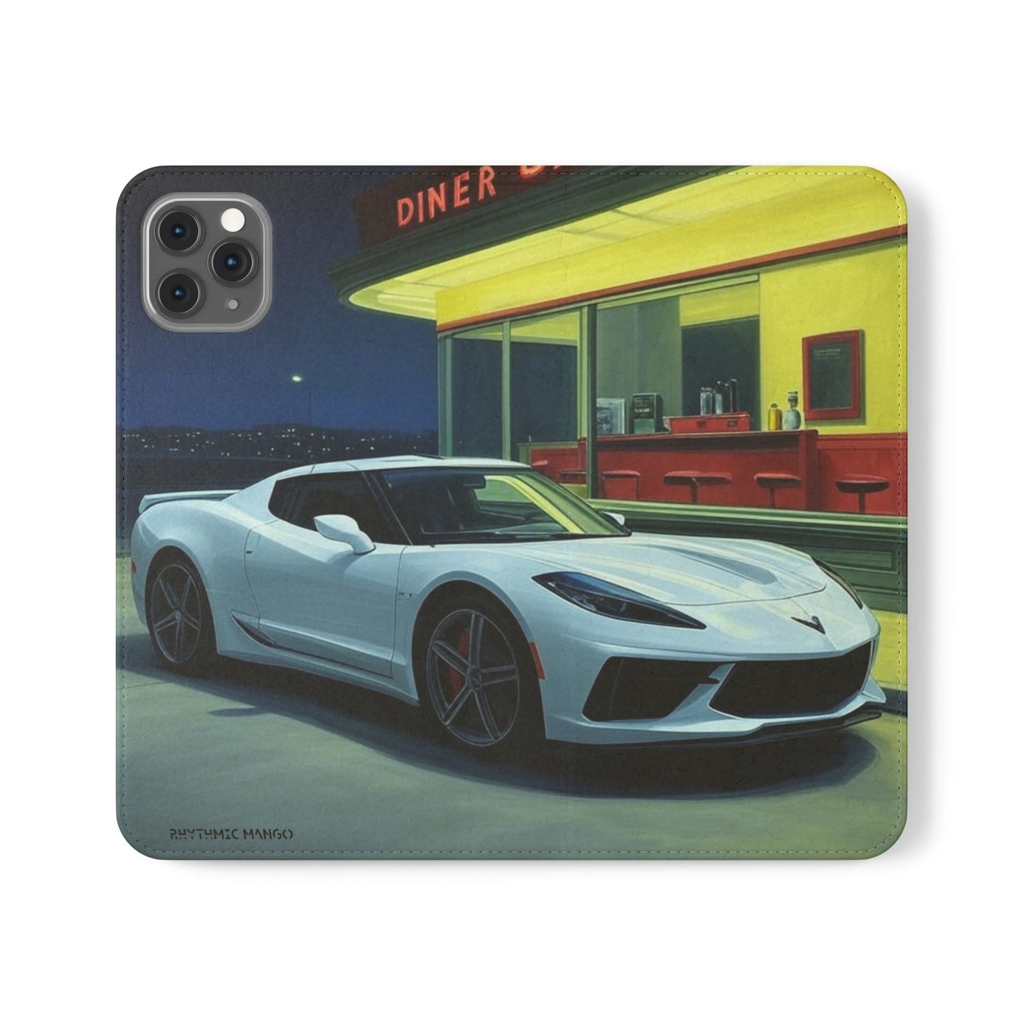 Hopper's White Night Hawk Corvette Folio