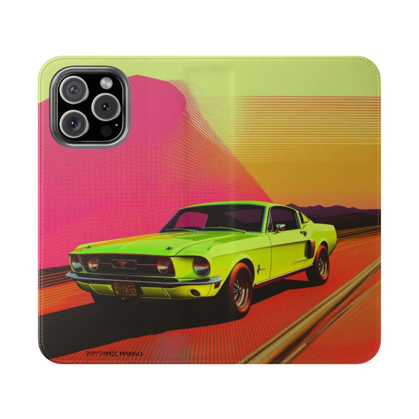 Pop Art Green Mustang Folio