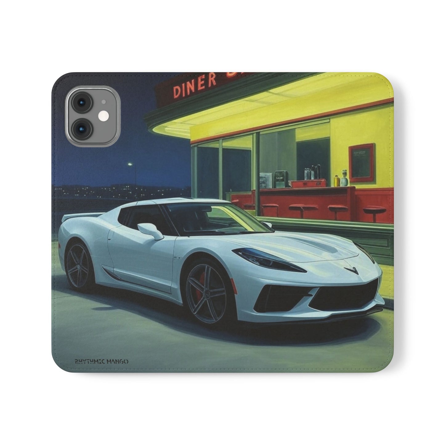Hopper's White Night Hawk Corvette Folio