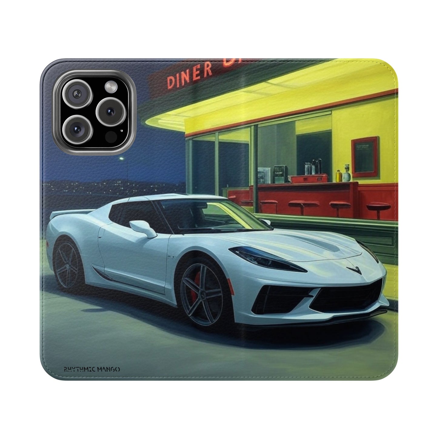 Hopper's White Night Hawk Corvette Folio