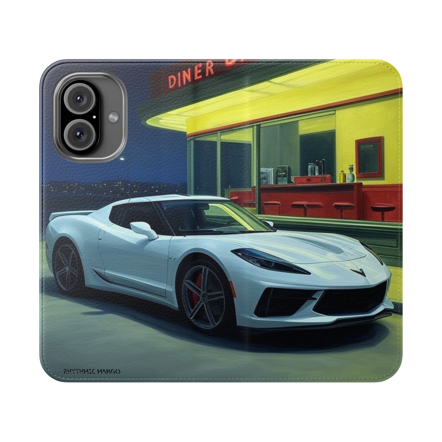 Hopper's White Night Hawk Corvette Folio