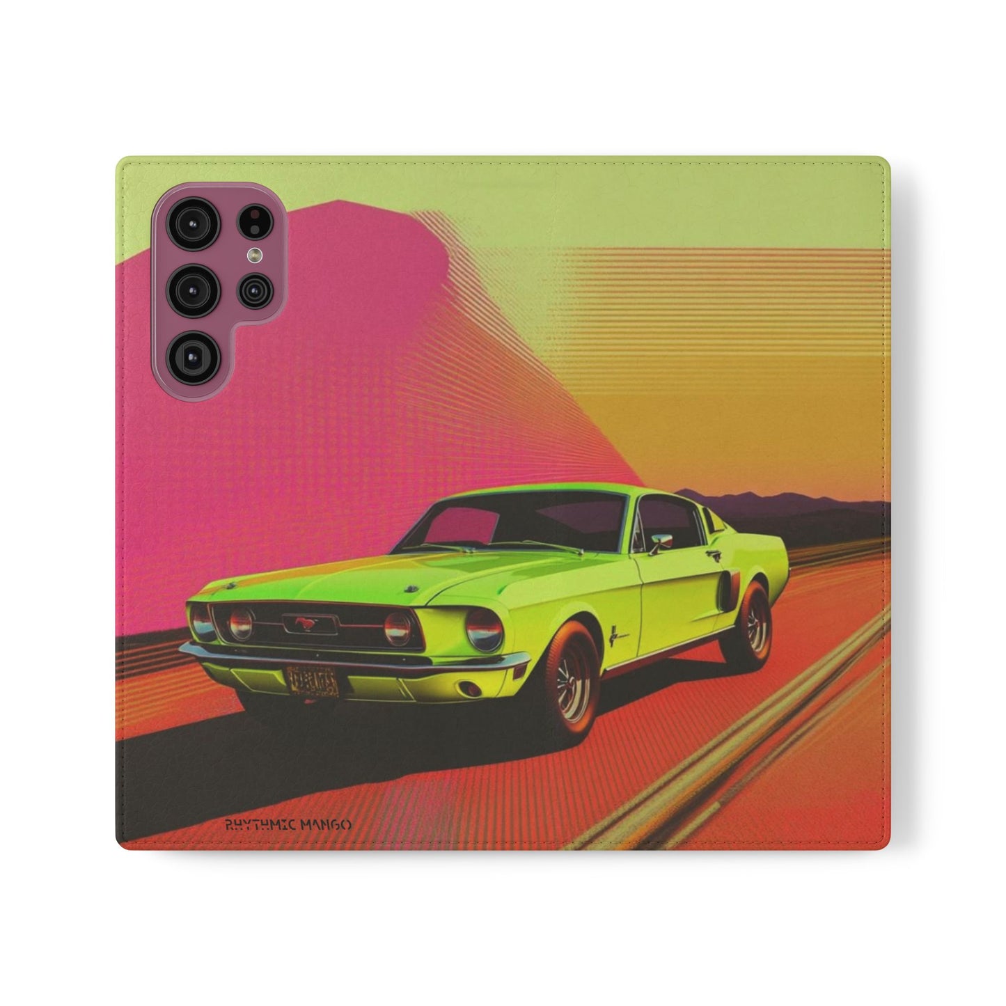 Pop Art Green Mustang Folio