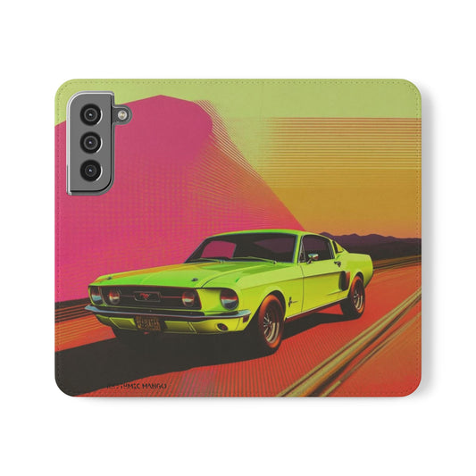 Pop Art Green Mustang Folio