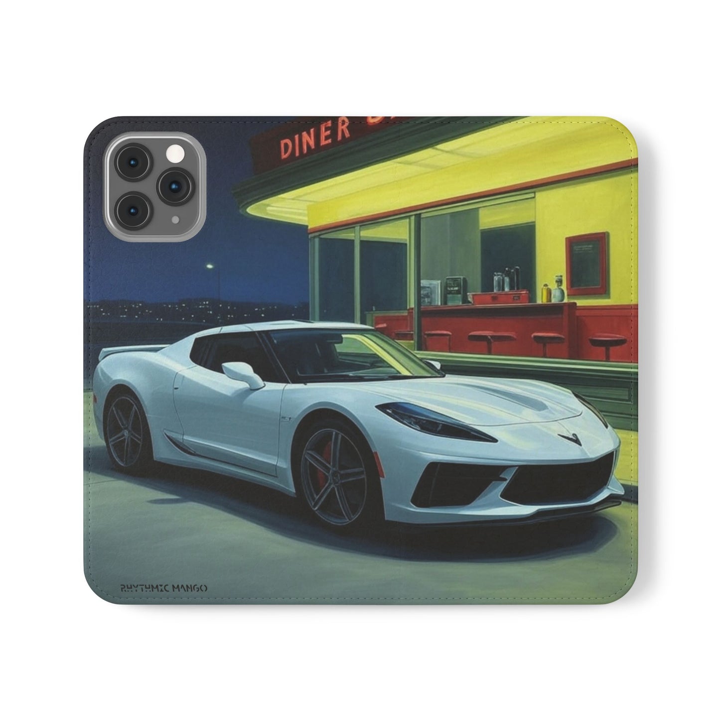 Hopper's White Night Hawk Corvette Folio