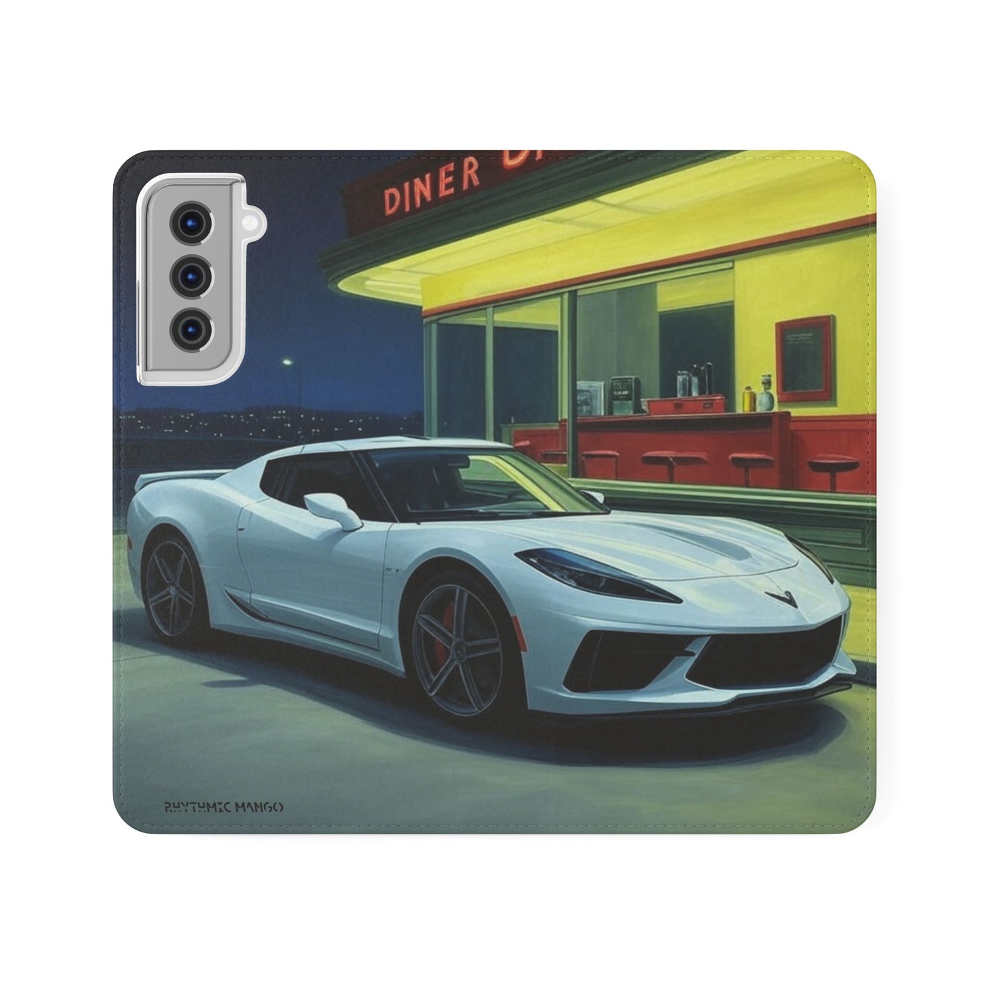 Hopper's White Night Hawk Corvette Folio