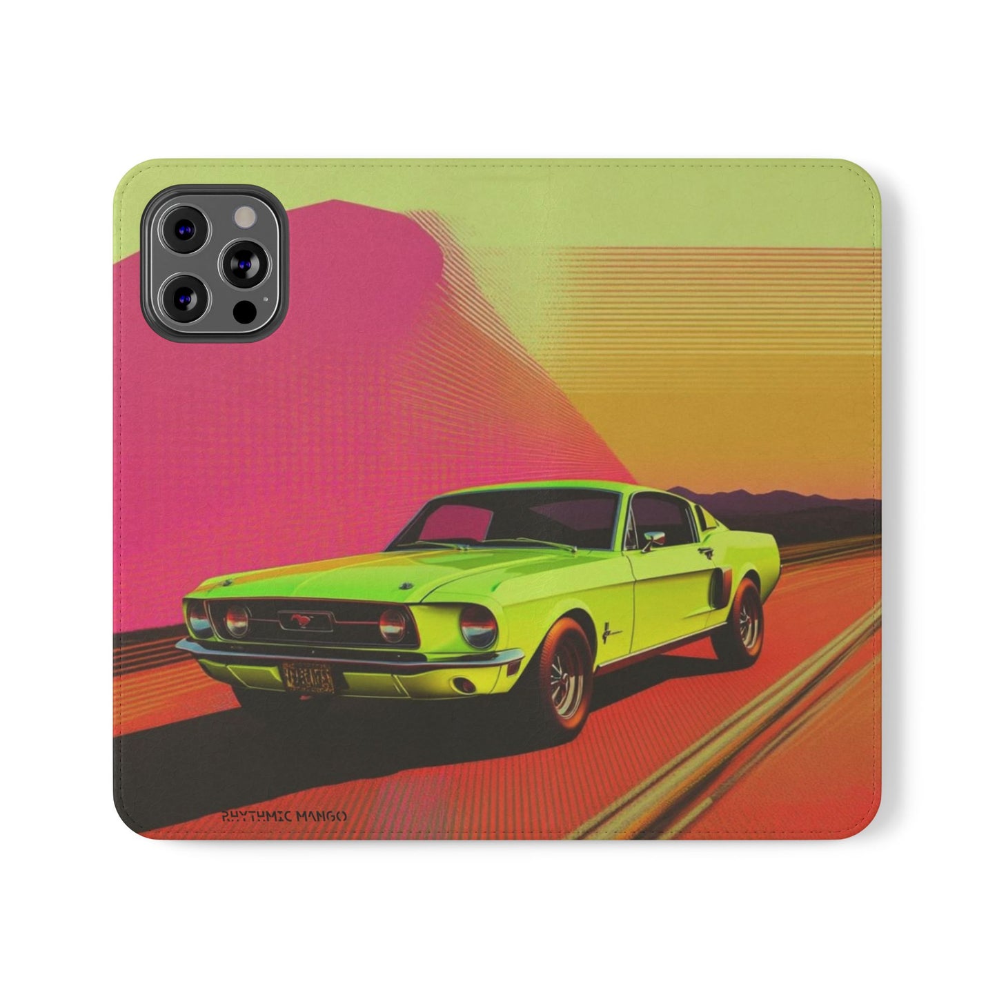 Pop Art Green Mustang Folio